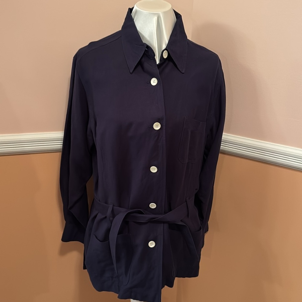 Vintage linen look pantsuit